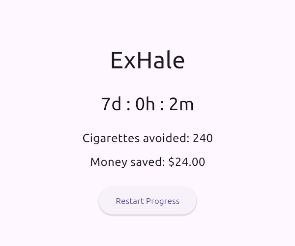 Счётчик без сигарет